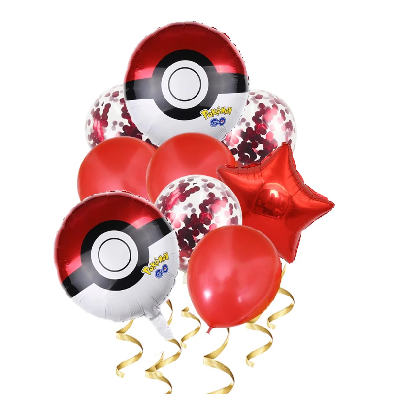 1 Набор Пикачу Покемон мультфильм алюминиевый шар Дети День Рождения Вечеринка