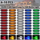 610 шт 12В 24В 3 светодиодный внешний боковой габаритный фонарь светильник Предупреждение задний фонарь Овальный габаритный Стоп сигнал индикатор грузовой автомобиль с прицепом Грузовой Автомобиль Ван