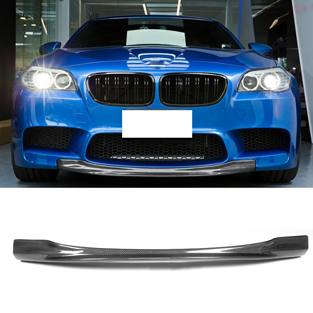 Для BMW 5 Series F10 M5 2012 2016 передний бампер спойлер разветвители фартук углеродное