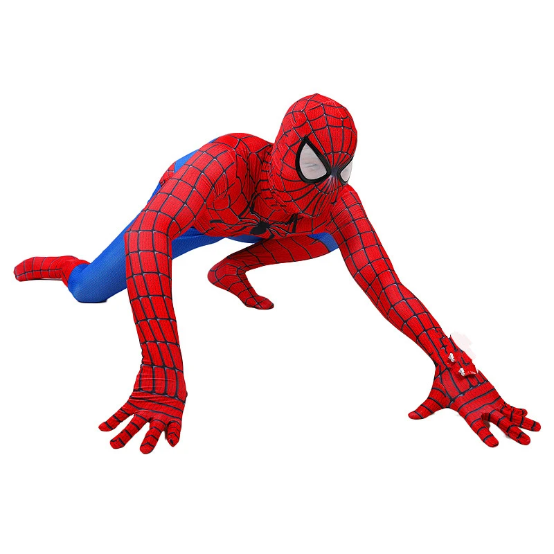 Костюм Человека паука высокого качества для взрослых Детская маска Одежда