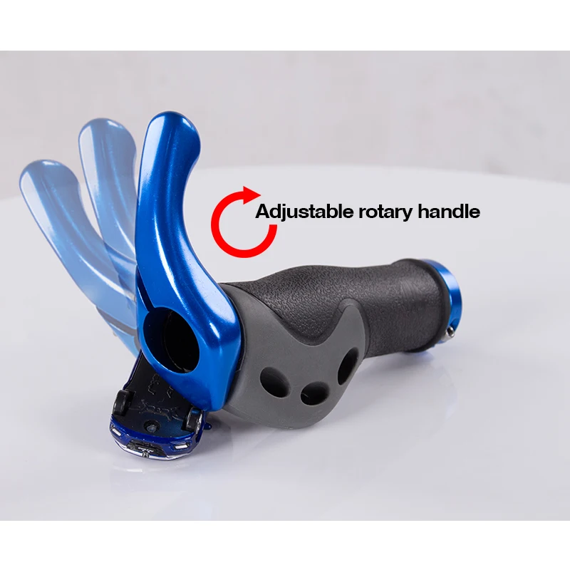 MTB удобные ручки руля велосипеда Алюминий резиновые Байк велосипед замок на