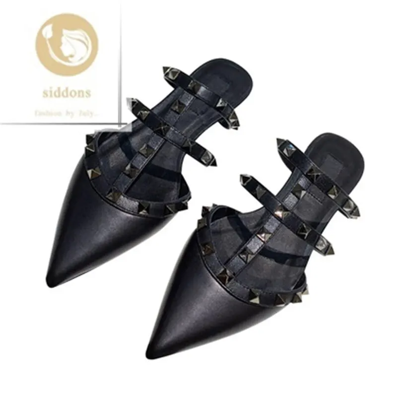 

Женские полутапочки Baotou, новинка 2021, босоножки из лакированной кожи, модные сандалии