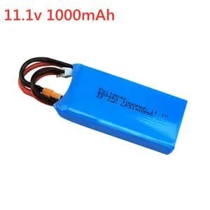 11,1 В 1000 мАч аккумуляторная батарея для XK X450 FPV RC Drone, запасные части, 3 с литиевая батарея, 1 шт.