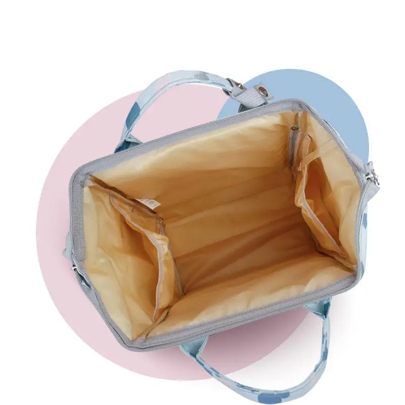Disney-Bolsa de pa&ntilde;ales de maternidad para mam&aacute;s, bolsa de pa&ntilde;ales de gran capacidad, mochila de viaje, bolso de lactancia para el cuidado del beb&eacute;, regalo de moda para mujer-3
