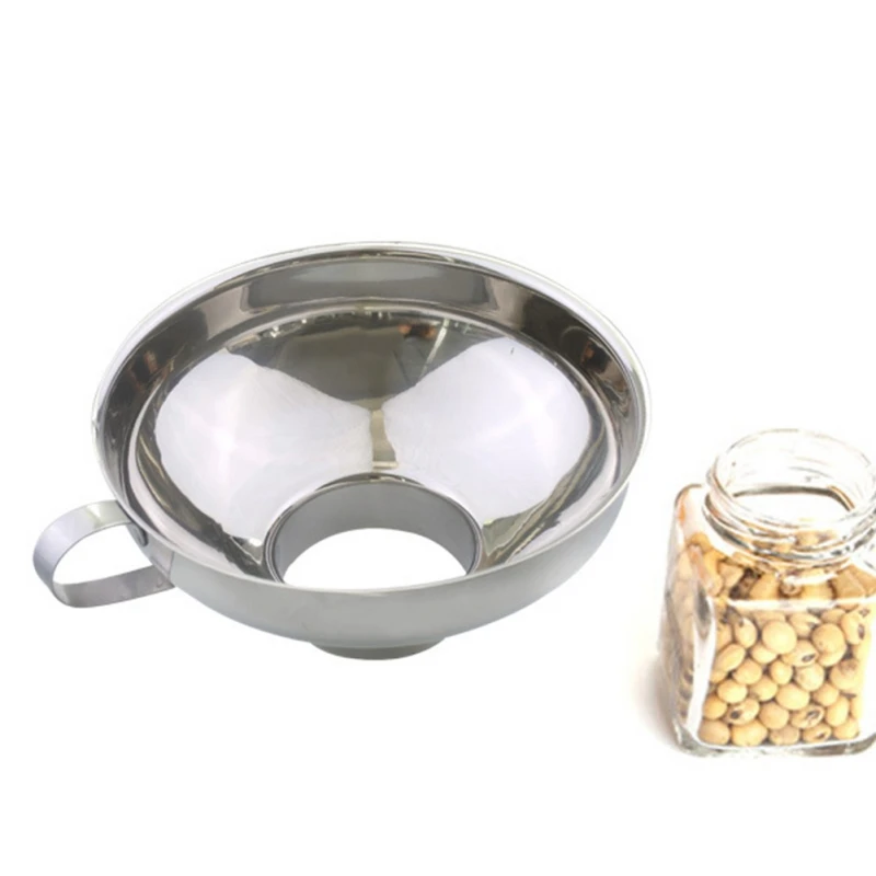Adeeing Stainless Steel Wide Mouth Funnel Canning Hopper Filter Food Pickles Jam Kitchen Gadgets Cooking Tools | Дом и сад