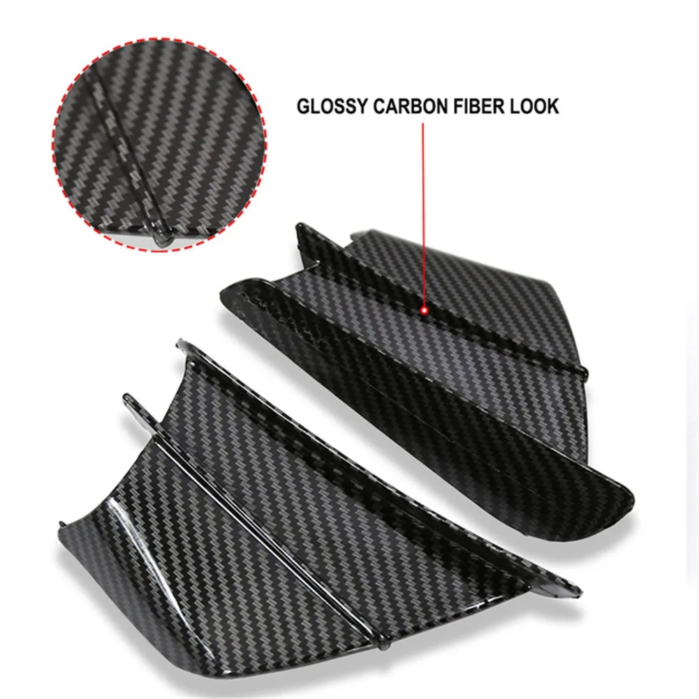 2pcs Motorcycle Winglet Aerodynamic Wing Kit Spoiler Side Wings For Yamaha Suzuki Honda Kawasaki BMW Motor Front | Автомобили и