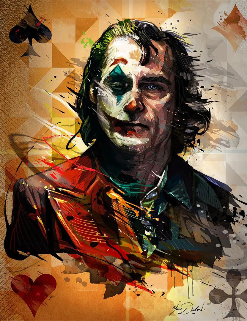 

Movie Joker Canvas Poster Comics Oil Painting on Canvas Painting Posters Decor Painting Poster Modern Wall Art Picture Home