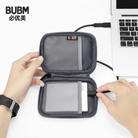 bubm carrying case external hard disk protection storage bag for power bank usb cable charger external headphone bag