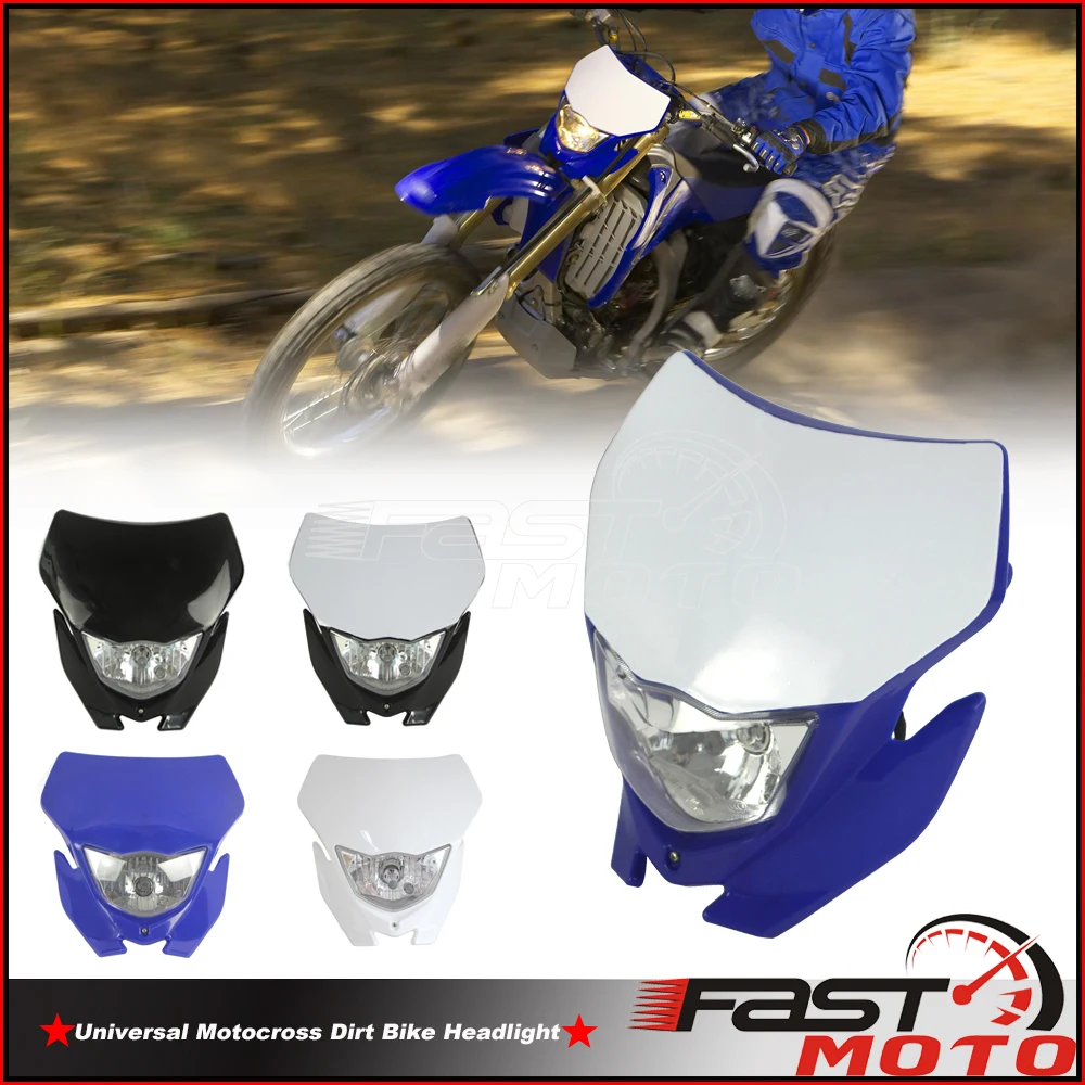 Универсальный Передний фонарь для мотоцикла внедорожного велосипеда обтекатель