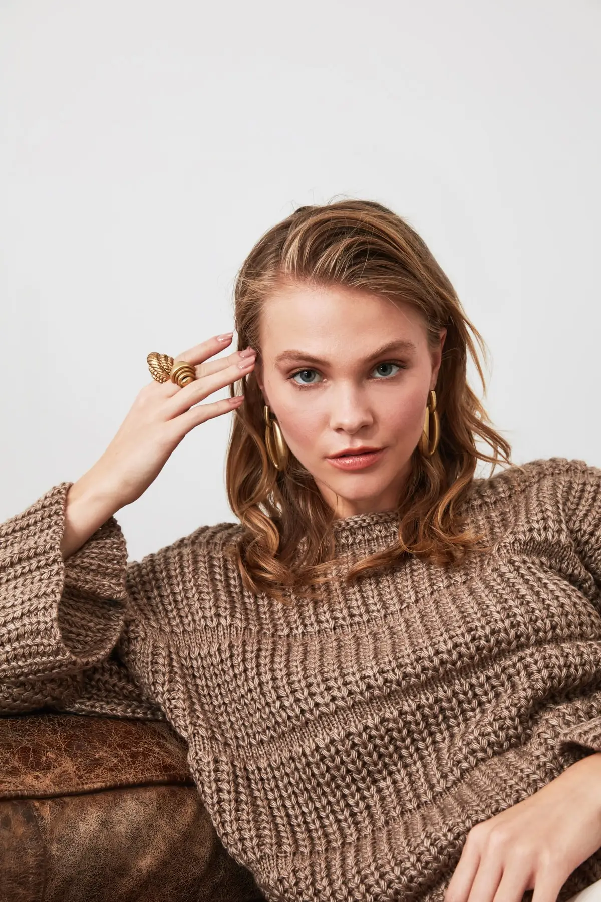 

Trendyol Mesh Detailed Knitwear Sweater TWOAW21KZ0343