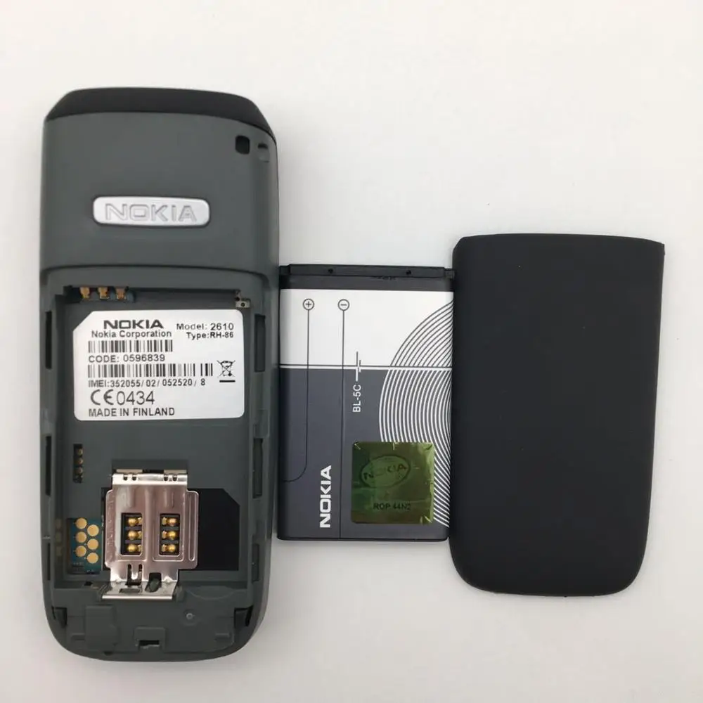 nokia 2610 refurbished original 2610 unlocked phone mp3 gsm cellphone good quality englishrussiahebrewarabic free shipping free global shipping