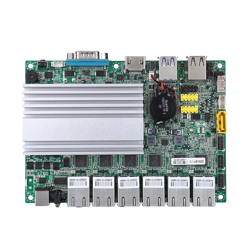 Qotom Мини ПК Q500G6 S05 с Celeron Core i3 i5 i7 AES NI 6 гигабитный сетевой адаптер маршрутизатор
