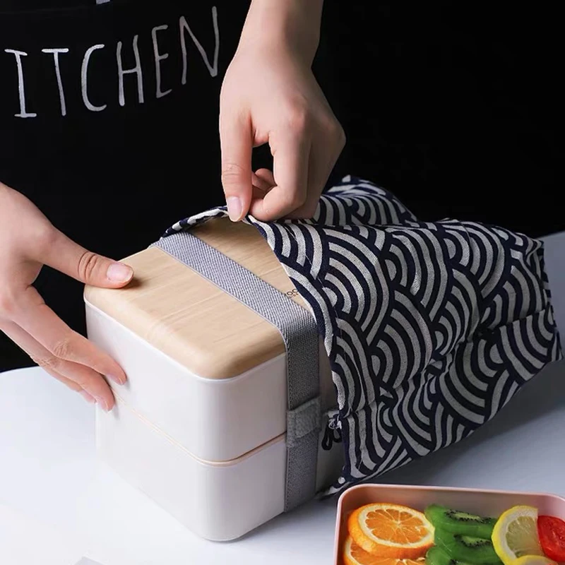 1 шт. дорожная коробка для еды Bento Snack сэндвич в японском стиле Ланч-боксы для детей школьный Ланчбокс контейнеры для еды