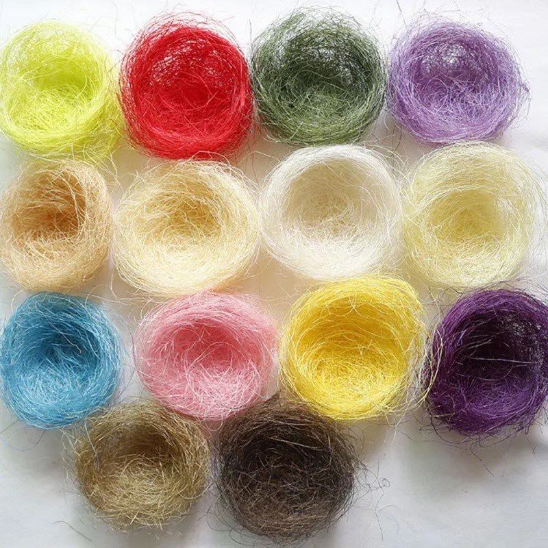 20 шт Трендовое многоцветное DIY Птичье гнездо ручная работа тонкая шпагата