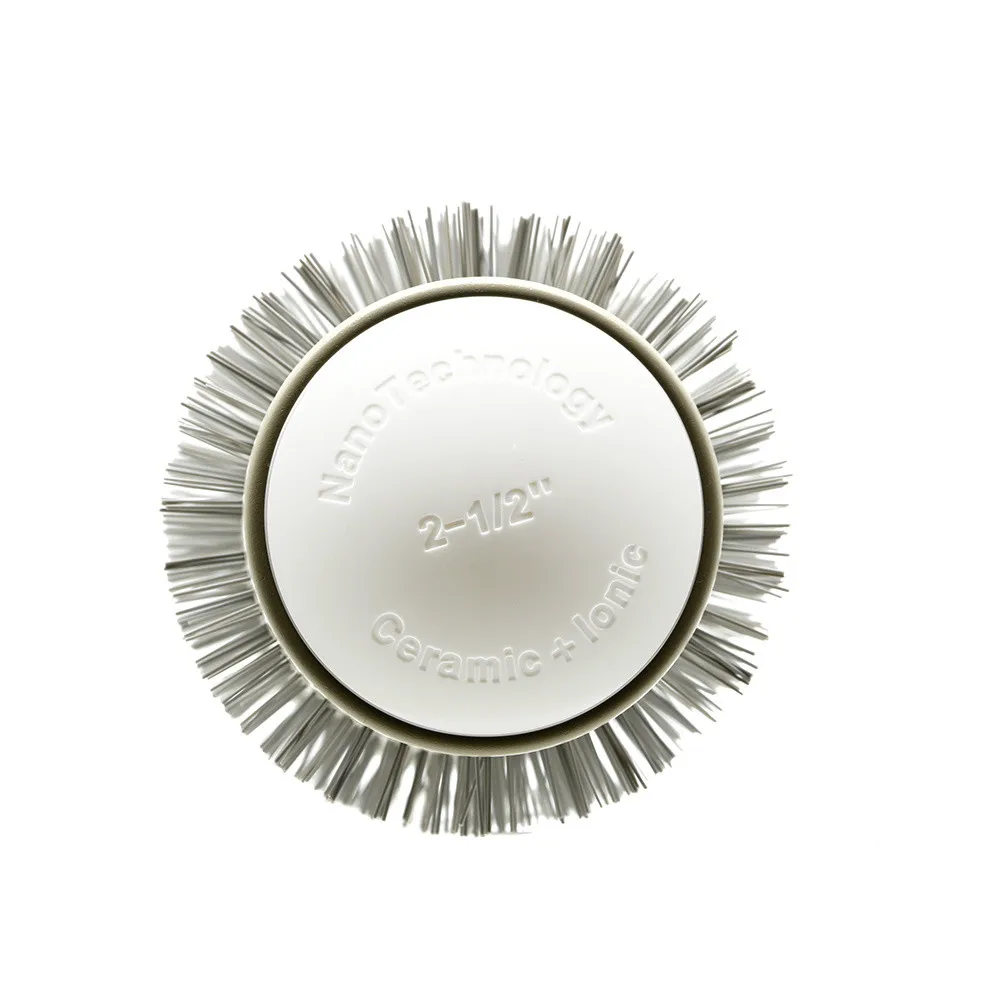 6 Размеры доступны для волос Керамика щетка Alunimium трубка ионной круглая расческа