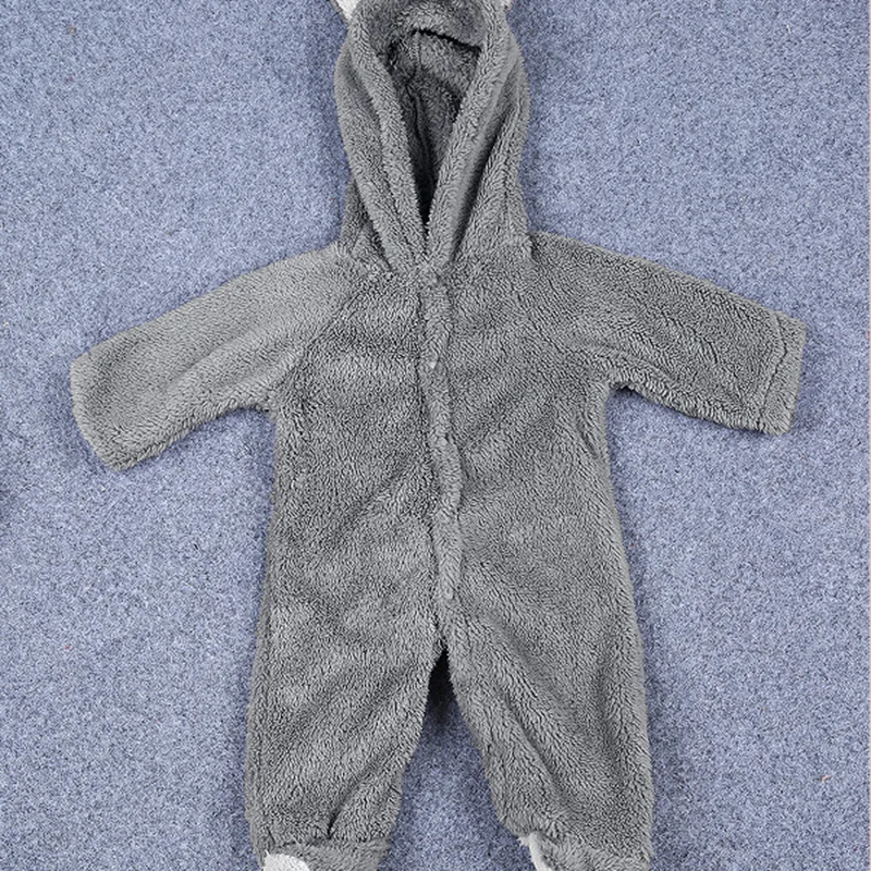 

Newborn Baby Romper Winter Costume Baby Boys Clothes Coral Fleece Warm Baby Girls Clothing Animal Overall Baby Rompers Jumpsuit