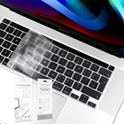 Чехол для клавиатуры прозрачный из мягкого ТПУ для Macbook Air Retina 12 13 2020 New Air Pro 13,3 15 16 дюймов 2019