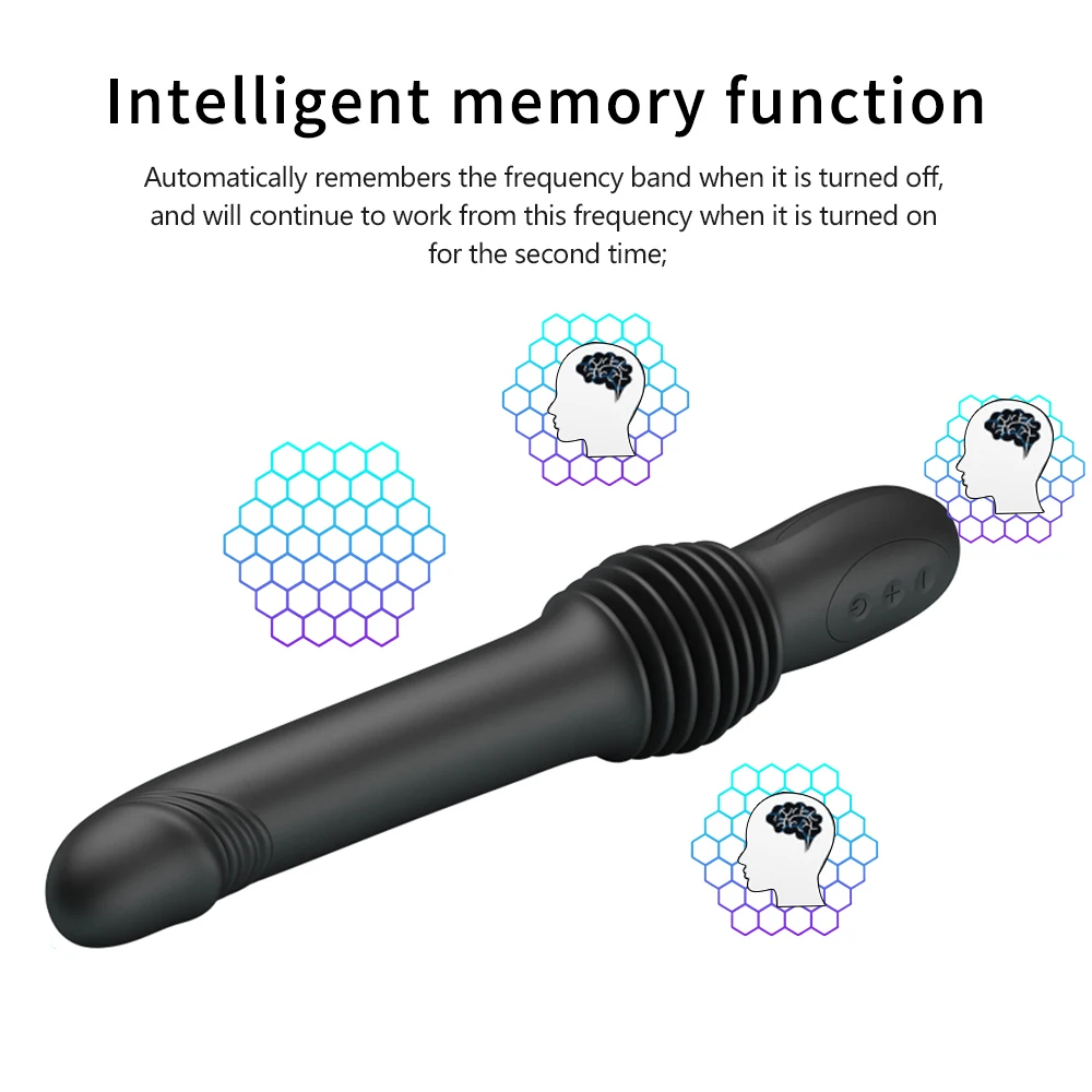 Телескопический фаллоимитатор вибратор для женщин мощный массажер точки G