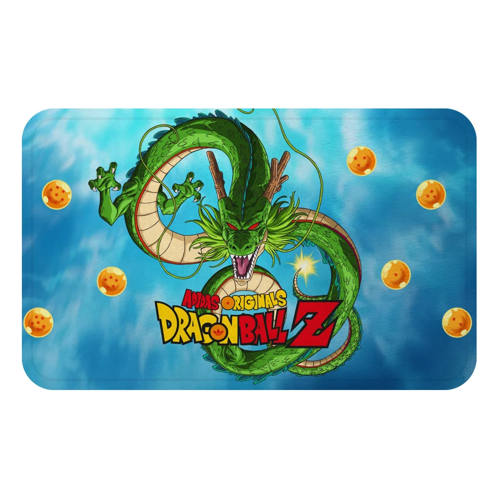 Серый DRAGON BALL Son аниме Гоку коврик для ванной кухня ковер декоративные Противоскользящие коврики комната автомобиль пол бар ковры домашний декор для дверей подарок - Цвет: Серый