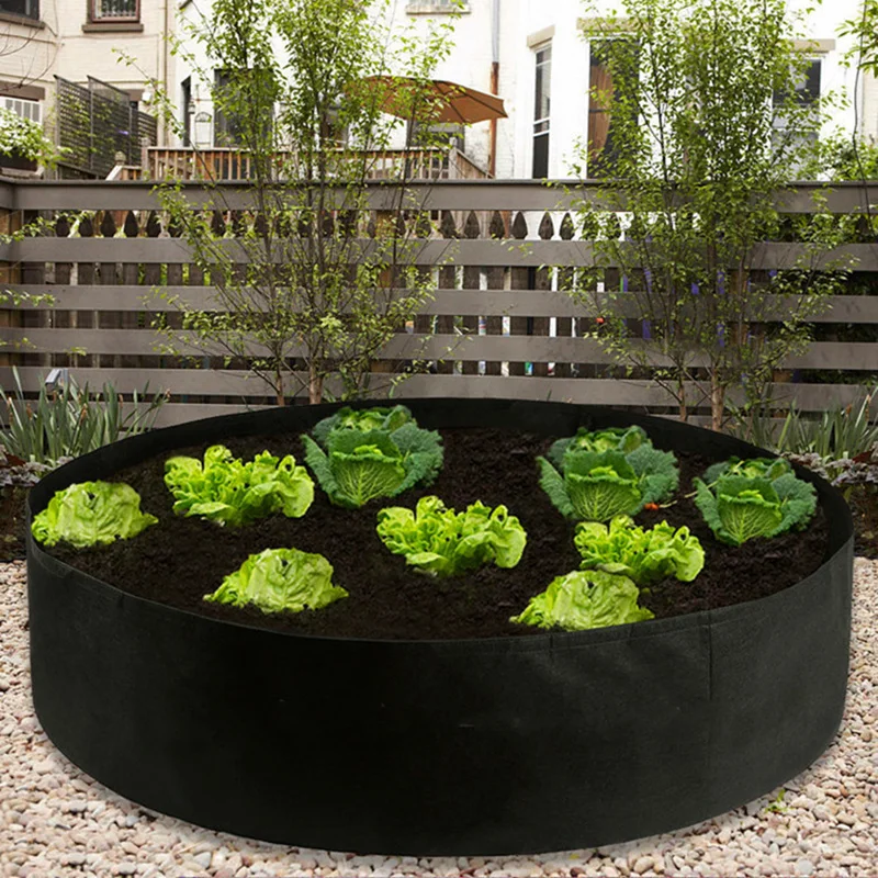 

15-100 Gallons Fabric Grow Bags Breathable Felt Fabric Pots Planter Root Container Plant with Handle Garden Supplies Nursery Pot