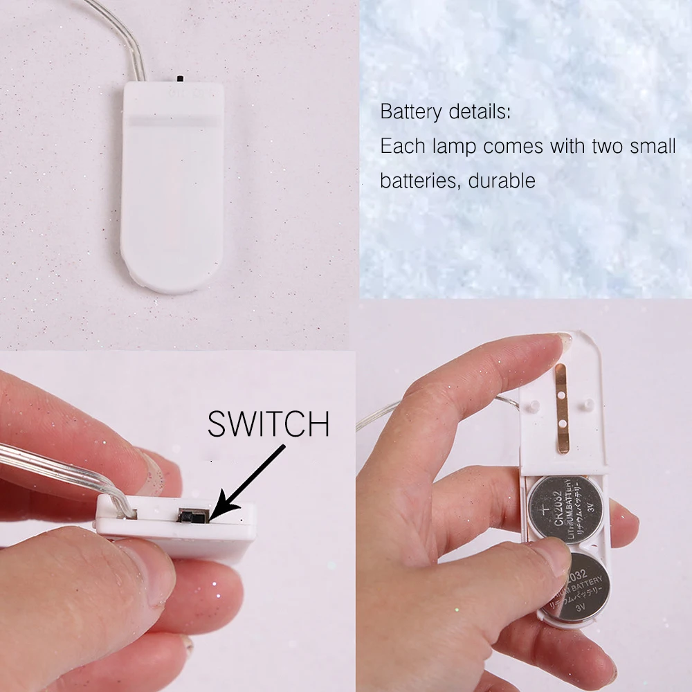 Светодиодный бантик для рождественской елки украшения декоративные венки