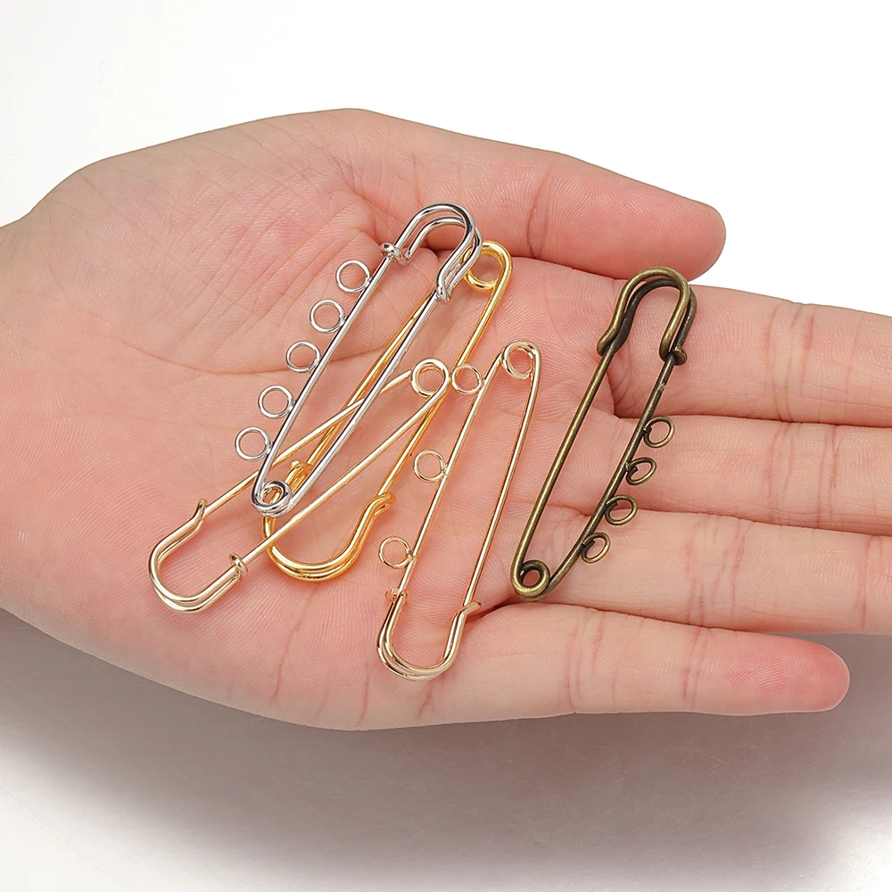 

20pcs Brooch Pin Base DIY Hijab Pins for Jewelry Making DIY Baby Name Brooch Charms Chains Dress Decoration Hijab Pin