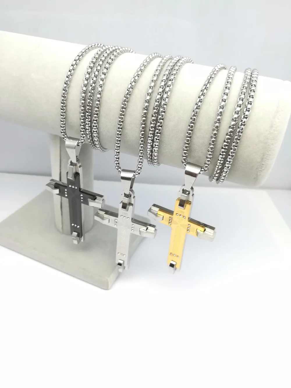 

Antique Vintage Statement Cross Pendant Necklace For Men Women Retro Male Pendants Necklaces Fashion Trendy Friendship Jewelry