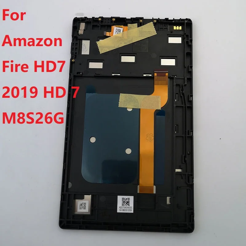 Новый ЖК-дисплей + сенсорный экран в сборе для замены черного цвета для Amazon Fire HD7 2019 HD 7 M8S26G