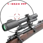 CL1-0403 1-6X24 FFP красной подсветкой Снайпер пистолет аксессуары дальний прицел Прицелы для airsoftsports тактический фонарь для охоты