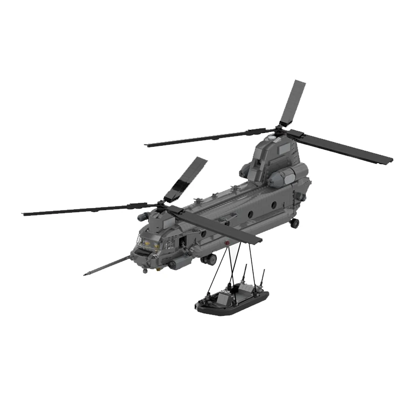 Строительные блоки MOC Boeing MH-47 G модель самолета сборка своими руками кирпичи