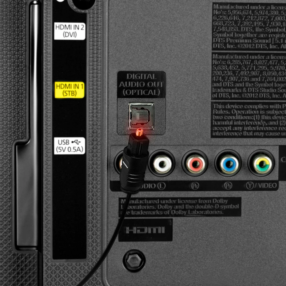 Новый цифровой оптический аудио кабель 1 м 5 для усилителей Blu Ray DVD Toslink SPDIF Xbox 360 PS4