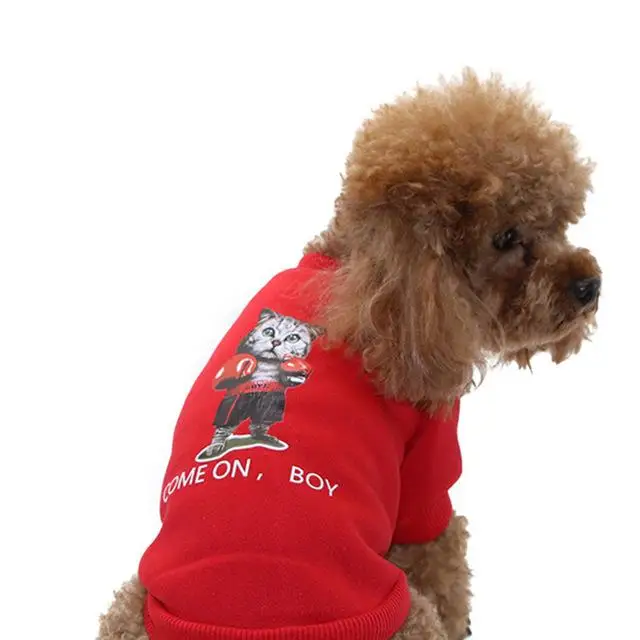Одежда для мальчика спортивная одежда, толстовки для детей маленькие собачки Чихуахуа для Мопсов, французских бульдогов плюшевая собака ; Новейшая модель; Сезон Зима; теплая Костюмы для собаки - Цвет: MAO