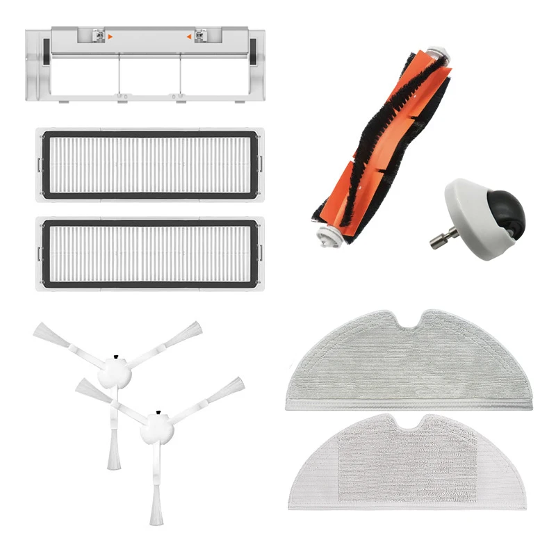 Mi Robot Vacuum-Mop Model : For Xiaomi Mijia 1C / SKV4093GL STYTJ01ZHM Vacuum Cleaner Main Side Brush Filter Rag Wheel | Бытовая