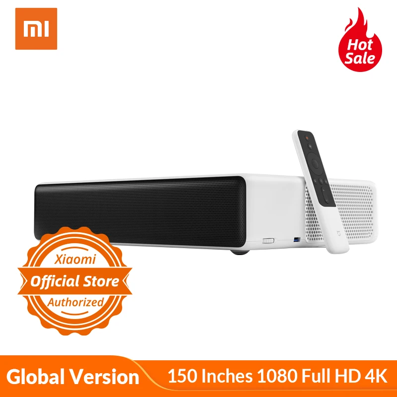 Глобальная версия Xiaomi Mijia лазерная проекция ТВ 150 дюймов 1080 Full HD 4K Wifi 2 4 г/5 ГГц Bluetooth