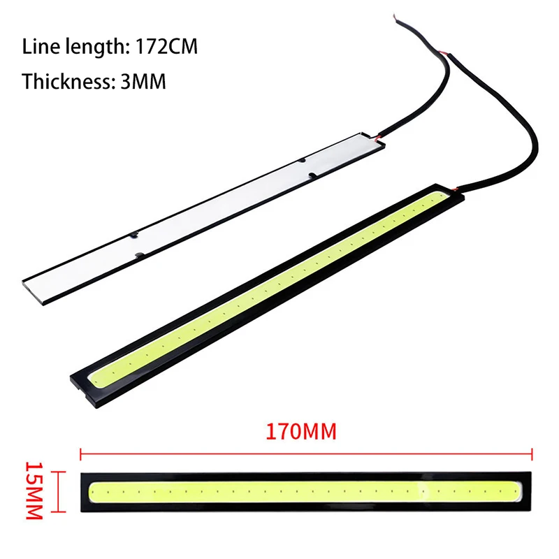 Автомобильные дневные ходовые огни COB DRL светодиодный универсальный