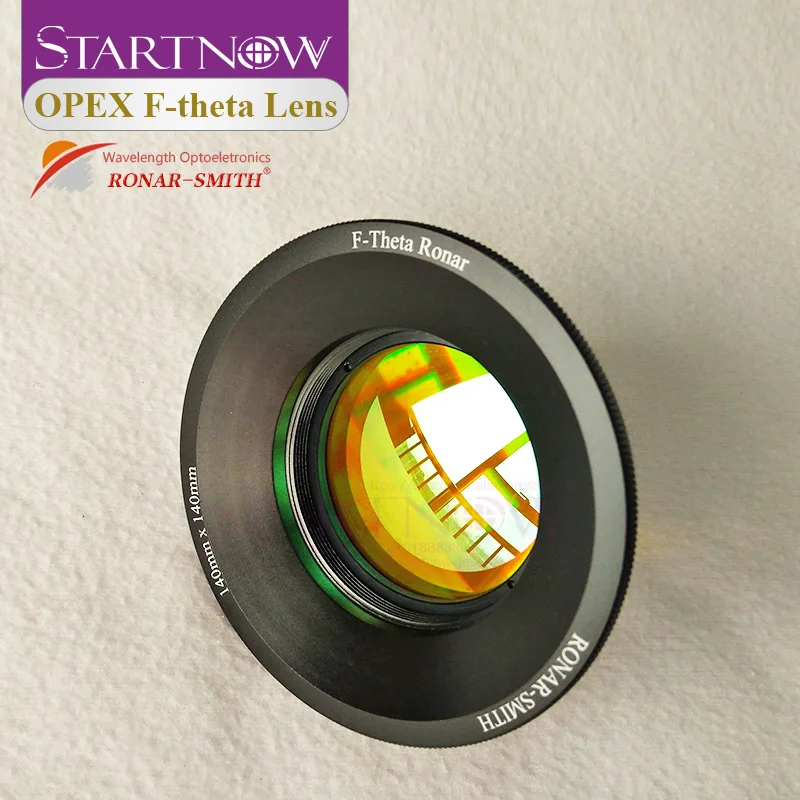 10.6um F-theta сканирующая линза 10600nm 35x35-300x300mm F100-400mm ZnSe резьба M85mm CO2 Лазерная полевая линза для CO2 лазерная маркировочная машина