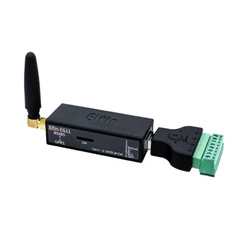 

Wifi module Smallest Elfin-EG11 Serial Port Device Connect to Network Modbu TPC IP Function RJ45 RS485 to GSM GPRS Serial Server