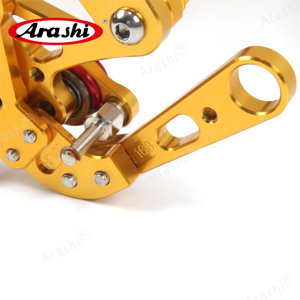 Arashi 1 Набор ЧПУ Регулируемые подножки для APRILIA RSV4 R 2009 2010 2011 2012 подножки Rider Rearset подножки RSV4