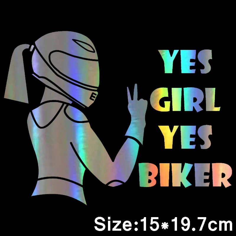 Laser 14x19 см Автомобильная наклейка s Respect for Bikers наклейка на Авто Виниловая забавная 3D наклейка s и Переводные картинки для автомобиля мотоцикла украшение для укладки - Название цвета: Laser