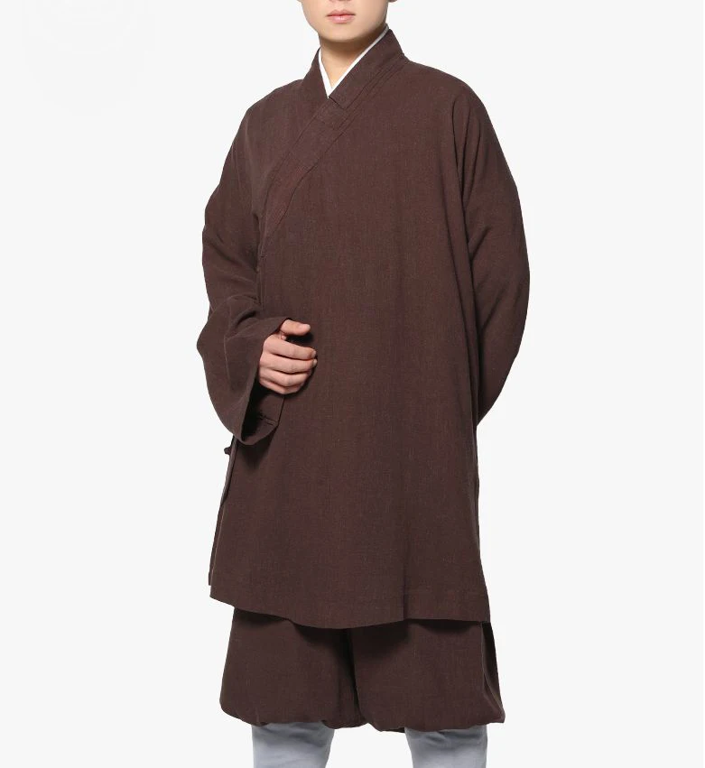 Высококачественная льняная и хлопковая шаолиновая одежда монахов кунг фу