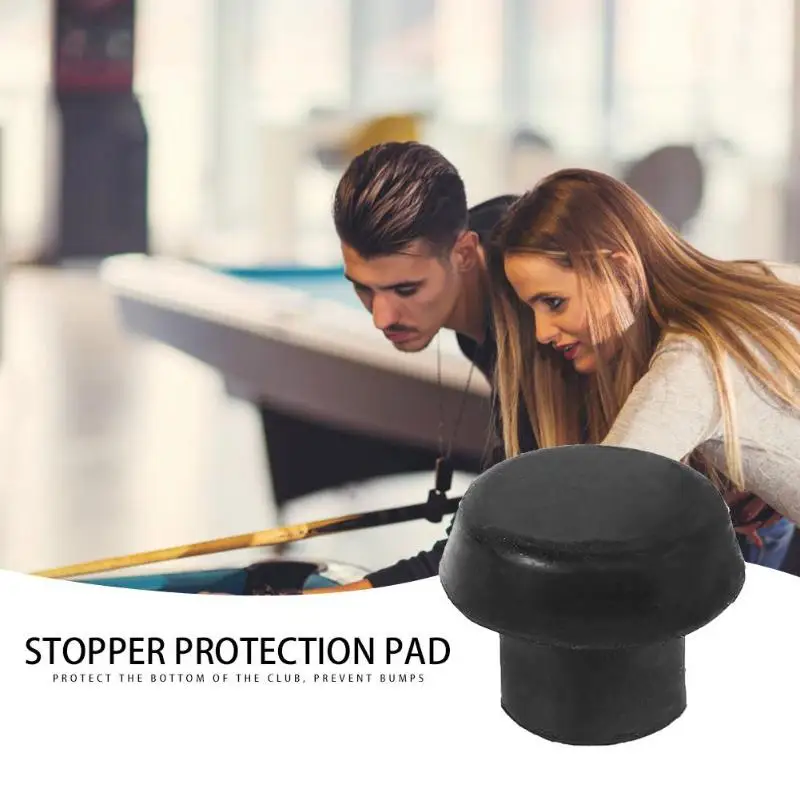 10 шт./компл. чехол с резиновой заглушкой для низа бильярдного кия отличные и