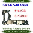 Разблокированная материнская плата для LG V40 ThinQ V409N V405EBW V405EB V405 мкА B мкА 0 мкА, материнская плата электронной панели логических схем