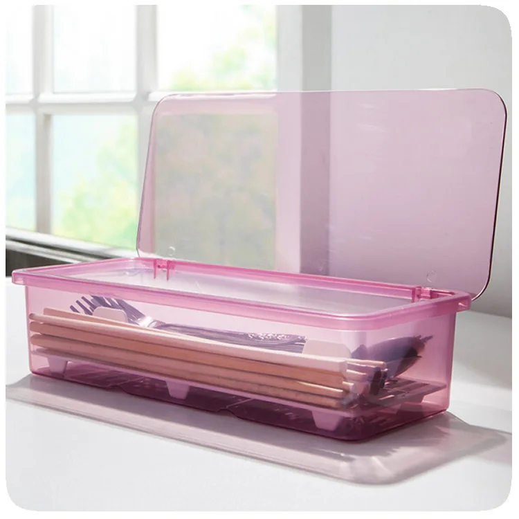 

Chopsticks Kitchen Storage Products Plastic Chopsticks Basket 28cmX12cmX7cm
