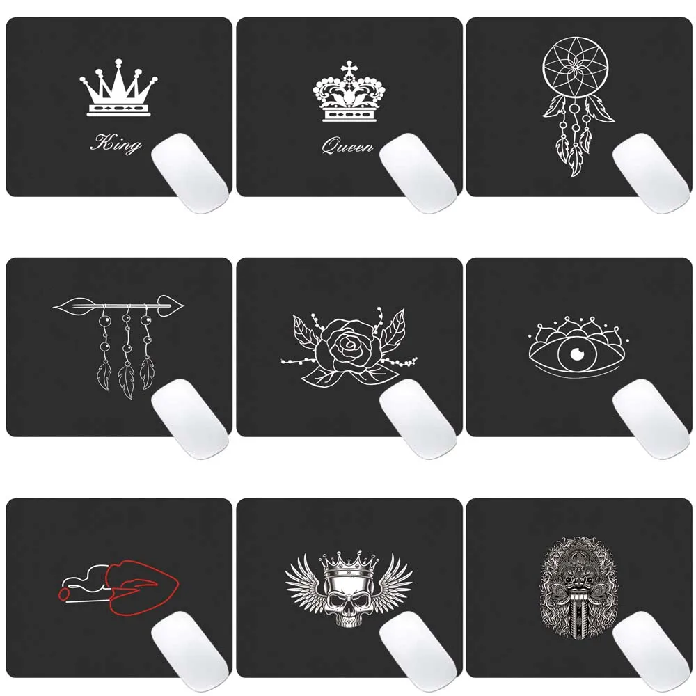 

Computer Mouse-pad Anti-slip Waterproof Durable Smooth Mouse Mat Gaming Laptop Easy To Clean PU Leather Mouse Pad