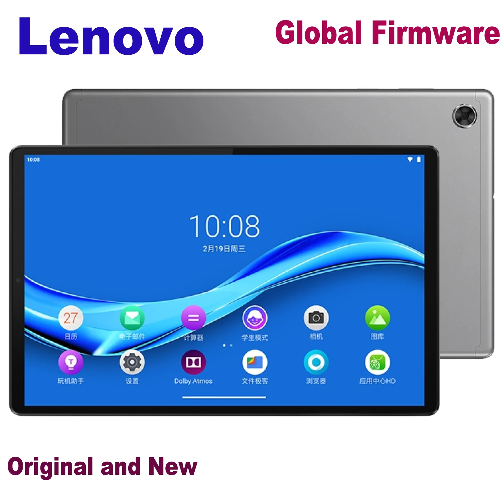 Original Lenovo Tab M10 Plus TB-X616M 4G LTE Tablets 10.3 inch 4GB RAM 64GB ROM Android 10 MediaTek P22T Octa-core 13MP 7000mAh