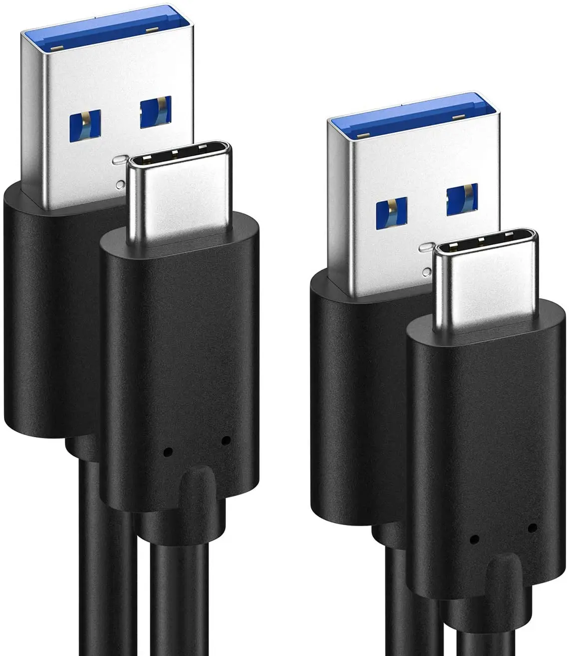 Cable USB tipo C de 3,3 pies, paquete de 2 cables USB...