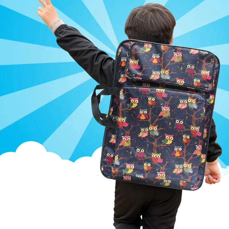 Модный милый мультяшный Набор для рисования животных художественная сумка A3