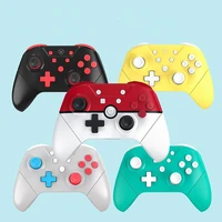 wirelessbluetooth compatible game controller for nintendo switch pro ns lite pc notebook nfc turbo 6 axis doublemotor 3d gamepad