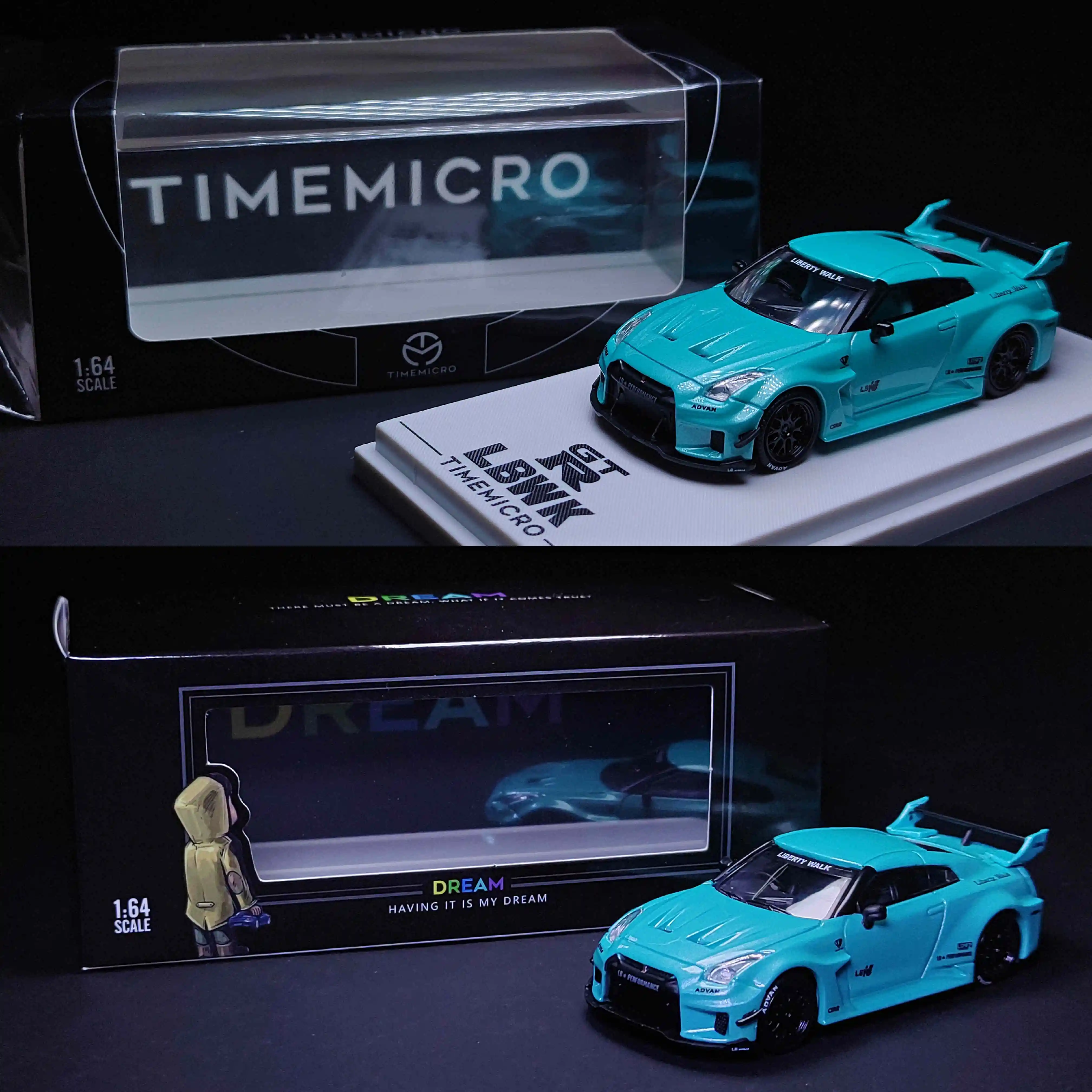

TM 1/64 TimeMicro LBWK Nissan GTR 3.0 DieCast Model Collection Limited Edition