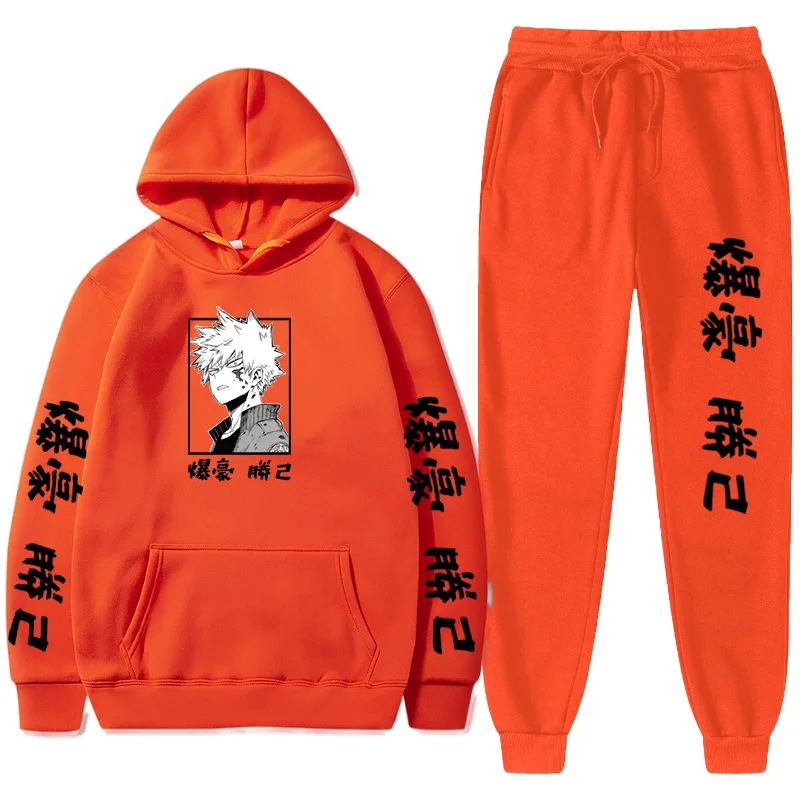 

Мужские флисовые толстовки с капюшоном и принтом в стиле японского аниме